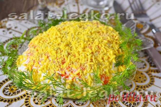 Салат Мимоза с рисом: рецепт классический, рецепт пошаговый с фото