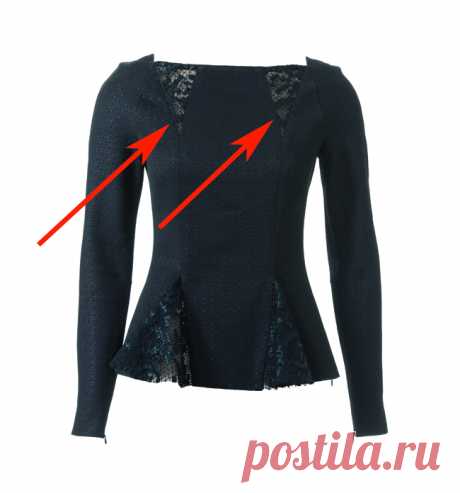 Как втачать деталь с острым углом — Мастер-классы на BurdaStyle.ru