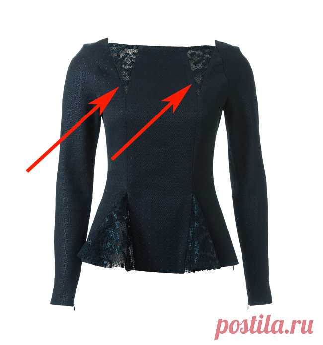Как втачать деталь с острым углом — Мастер-классы на BurdaStyle.ru