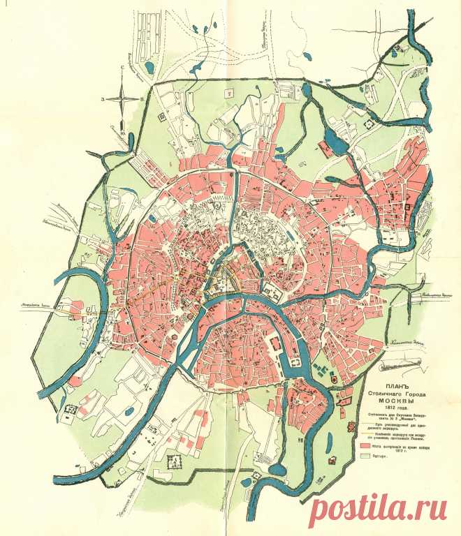 Спутникъ Экскурсанта № 3. 1912. p.18/карта