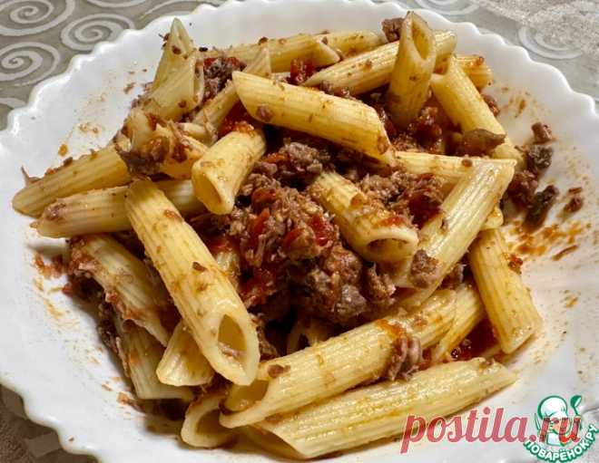 Неаполитанский акцент в макаронах по-морскому – кулинарный рецепт