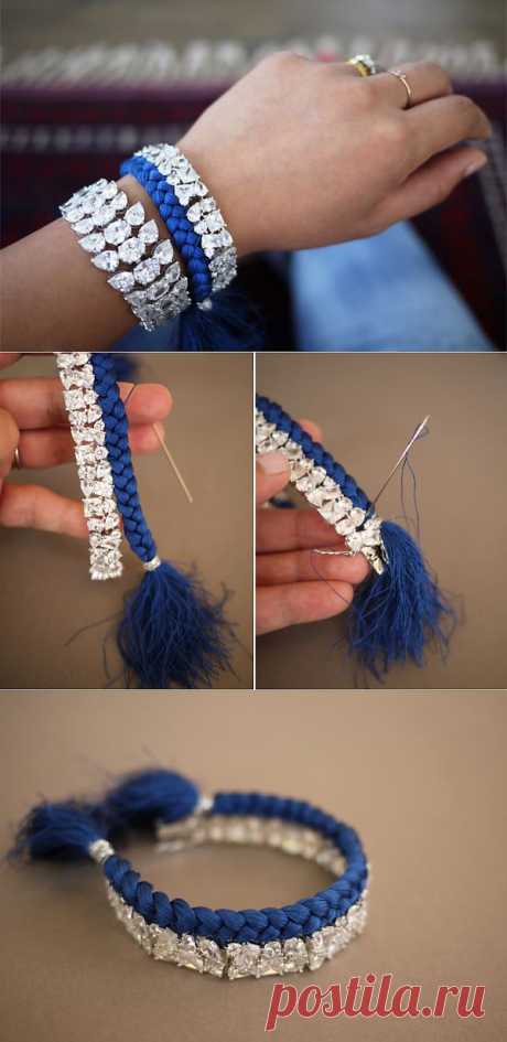 Браслет в стиле фьюжн (Diy) / Украшения и бижутерия / Модный сайт о стильной переделке одежды и интерьера