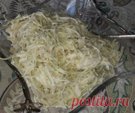 Салат Колсло, который готовится всего из одного продукта