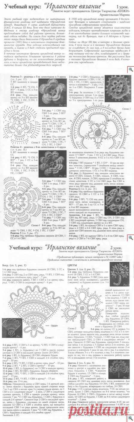 Ирландское вязание. Учебный курс