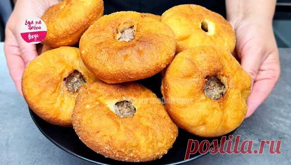 Сочные беляши из дрожжевого теста | Еда на любой вкус