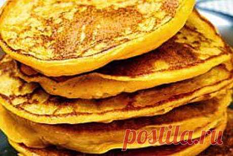 Тыквенно - банановые оладьи