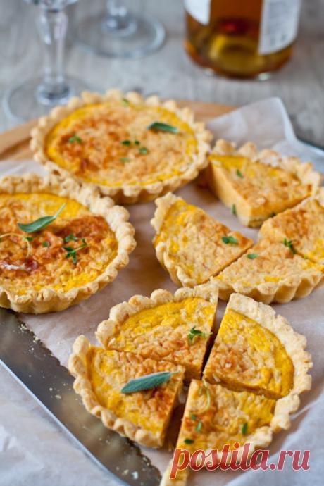 Тыквенные тарталетки с шалфеем и тимьяном