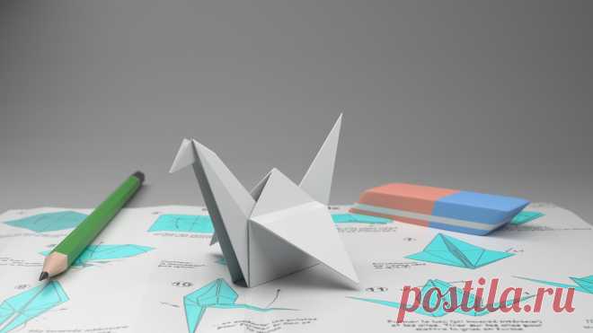 Origami Crane, Tutorial, Paper crane, Origami for beginners
