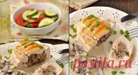 Куриные грудки с гречкой | Очень вкусно