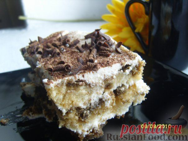 Рецепт: Торт "А-ля Тирамису" на RussianFood.com