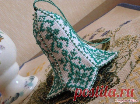 Колокольчик &quot;Малахитовый&quot; - Новогодние поделки
