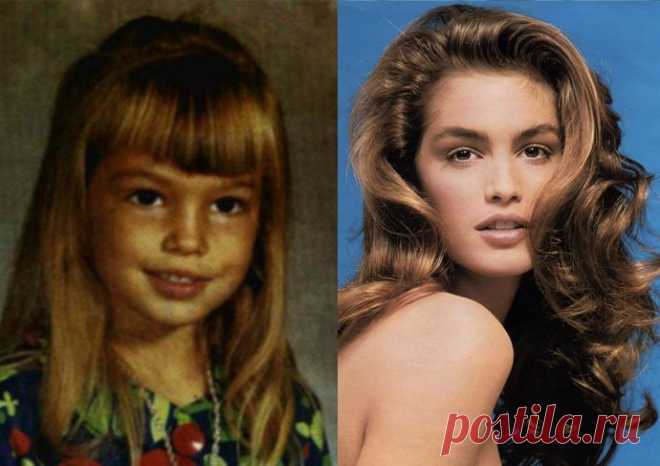 Как выглядели знаменитые супермодели в детстве? | Elle Kids на Elle.ru
