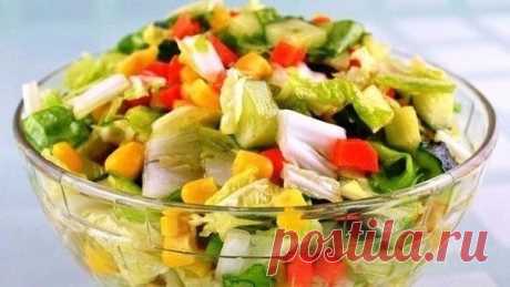 ТОП-7 вкусных салатов без майонеза!