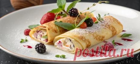 Вегетарианские блинчики: 10 вкусных рецептов