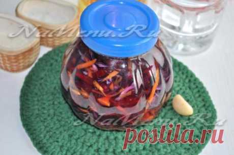 Маринованная синяя капуста