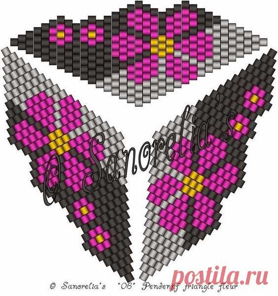 РАДУГА БИСЕРА: бисероплетение, схемы, МК