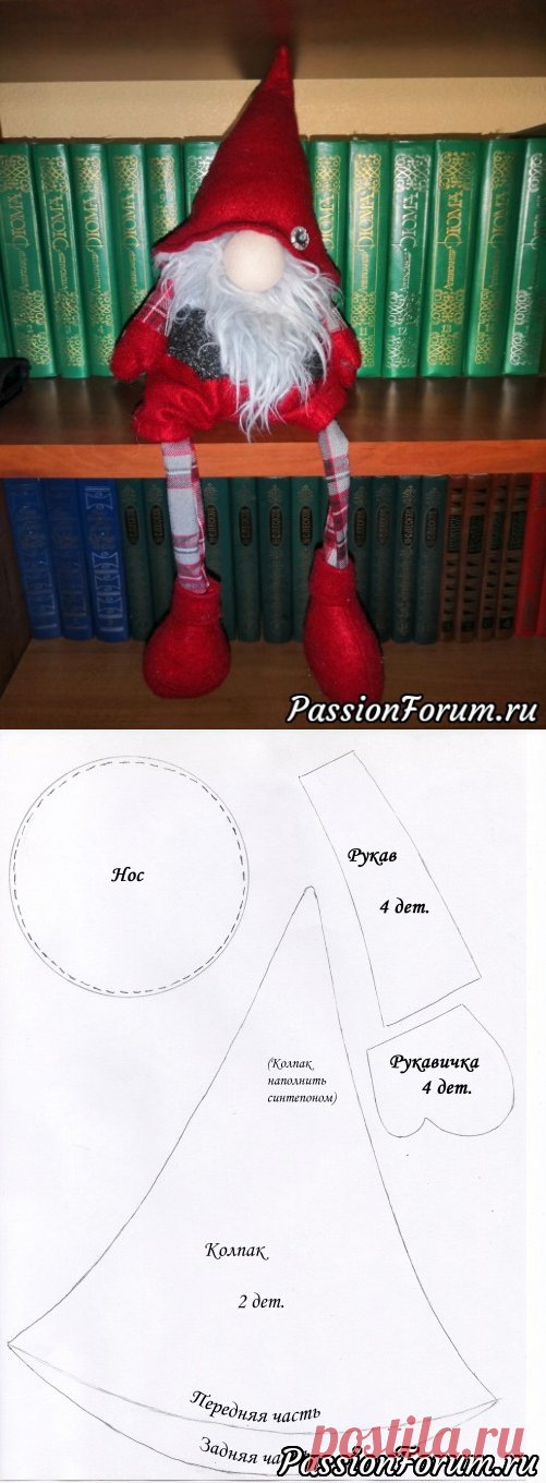 Скандинавский гном - запись пользователя Svetlana (Svetlana) в сообществе Мир игрушки в категории Тильда. Мастер классы, выкройки.