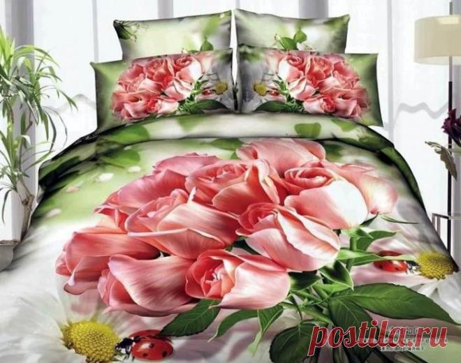 Комплект постельного белья 3d