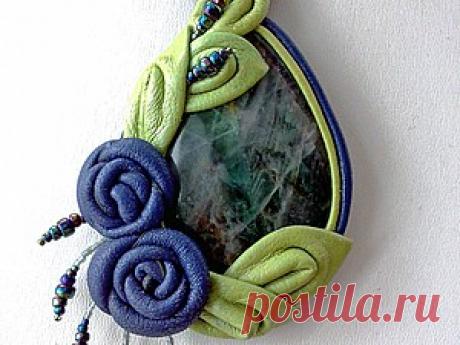 Работа с кожей для начинающих: мастерим кулон «Авитаминоз» - Ярмарка Мастеров - ручная работа, handmade