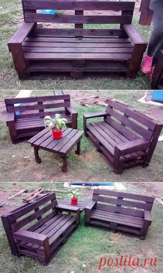 Мебель из поддонов. Идеи для дома своими руками. Furniture from pallets. Ideas for home. DIY #diyfurnitureideas