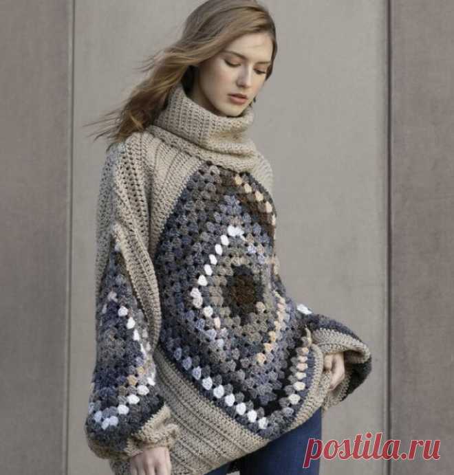 Бабушкин квадрат - яркие идеи для осени. | Вяжем вместе - вяжем стильно. | Дзен