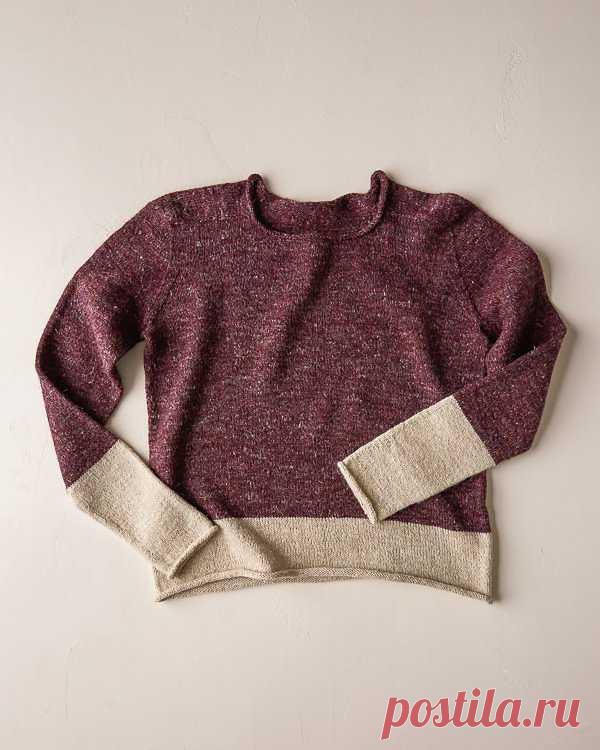 Ravelry: пуловер с краской для ведра от Purl Soho