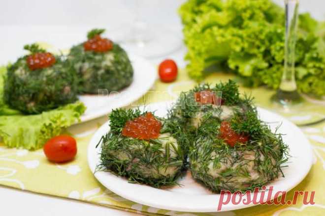 Изумрудные шарики -  закуска с селедкой, картошкой, сыром, красной икрой. Рецепт с пошаговыми фото | Все Блюда
