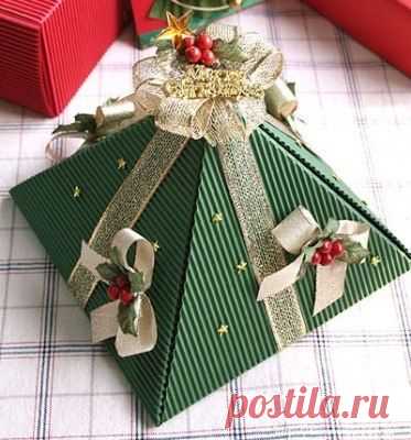 Новогодняя упаковка подарка. « Любимые подарки