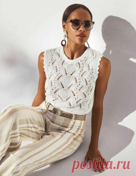 Вязание: Ажурные вещи в гардеробе: придающие легкость и изысканность | Дневник Петельки | Дзен