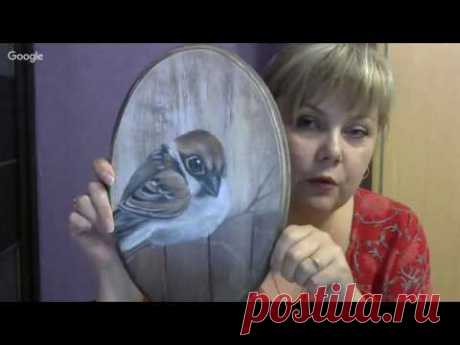 Вебинар.Ирина Киприянова.Роспись часов.Создание фактурного фона.