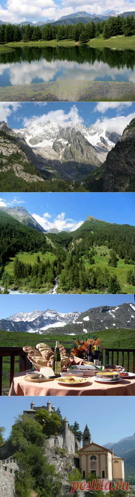 Валле-д’Аоста (Valle d’Aosta) - это самый маленький регион и автономная область, 
расположенная на северо-западе Италии в живописной альпийской долине среди 
склонов самых высоких горных вершин Европы: Монблан (4810 м) и Монте-Роза (4634 м). 
Аостская долина - крупный горный центр по проведению соревнований по зимним видам 
спорта и отдыху. С запада её окружает регион Рона — Альпы, Франция, с севера - кантон 
Вале, Швейцария, и с юга и востока — регион Пьемонт.