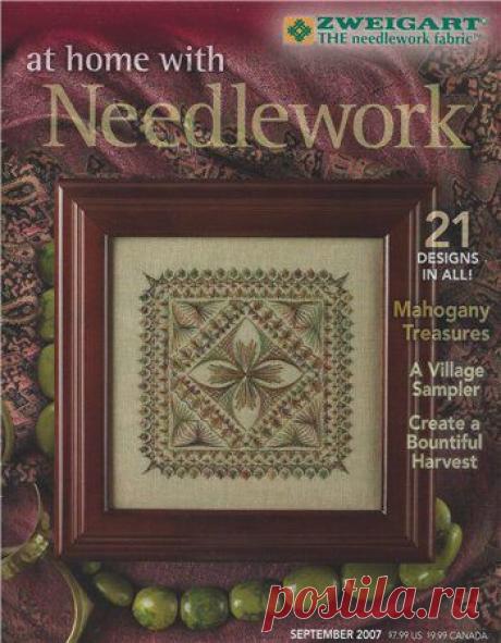 At Home with Needlework ISSUE 6 (вышивание крестом)