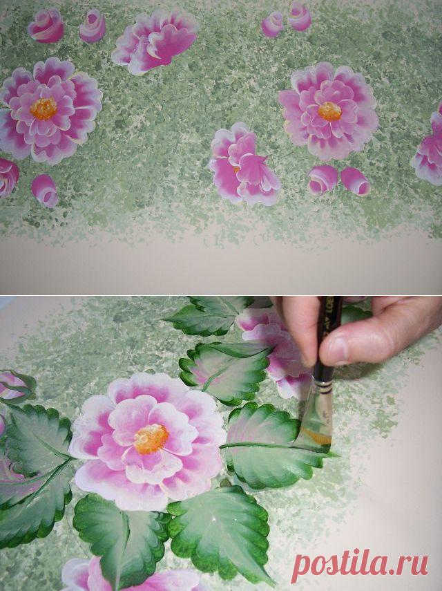 Супер - цветы!!! РОСПИСЬ