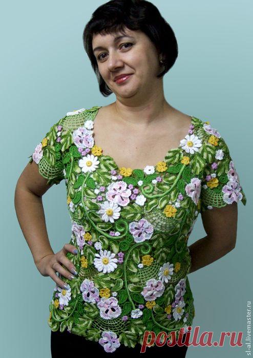 Блуза "Дыхание лета" от Аллы Хлавнович из Днепропетровска