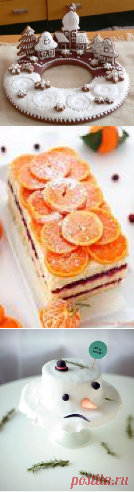 Красивые новогодние тортики