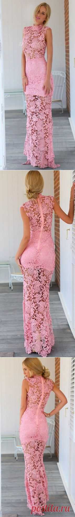 "Red Carpet Ready" Maxi Long Crochet Dress (3 colors available) – Glamzelle