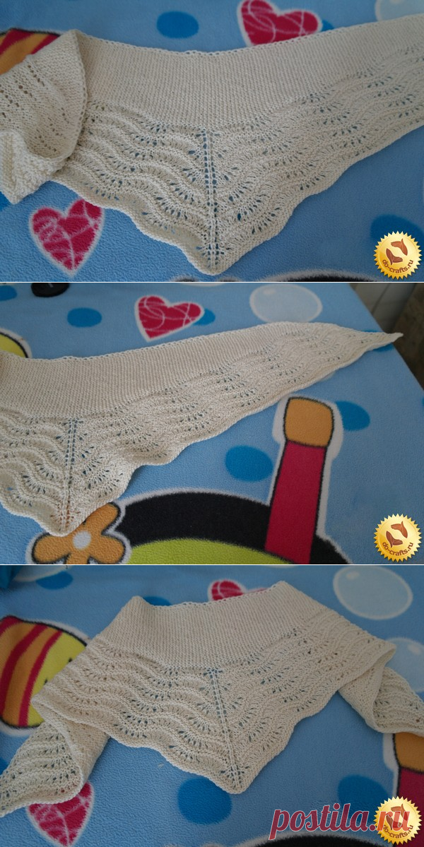 Бактус спицами, схема и вязание с описанием