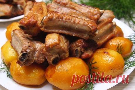 Картошка с мясом в духовке - 15 простых и вкусных рецептов блюд