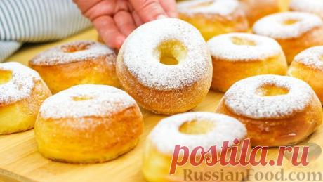 Рецепт: Пышные пончики в духовке на RussianFood.com