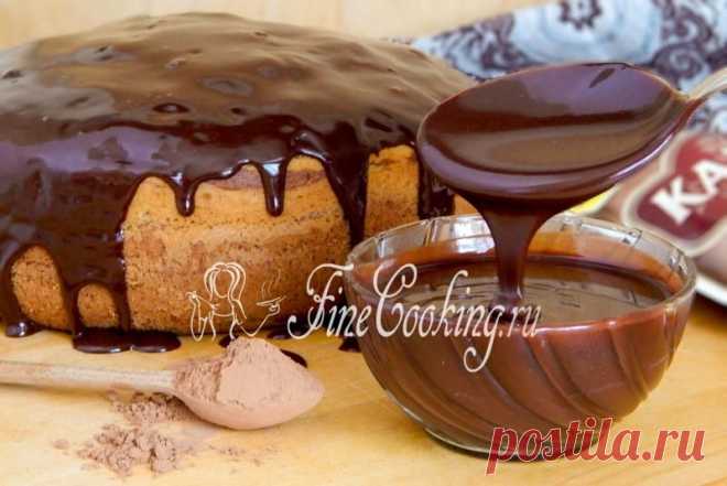 Шоколадная глазурь из какао и молока - FineCooking.ru