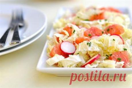 Рецепт салата из капусты и редиса к шашлыку - Салаты, закуски к шашлыку . 1001 ЕДА вкусные рецепты с фото!