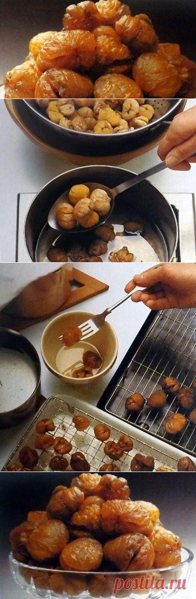 Каштаны - засахариваем и глазируем. Фото-рецепт. | Хозяева дома.