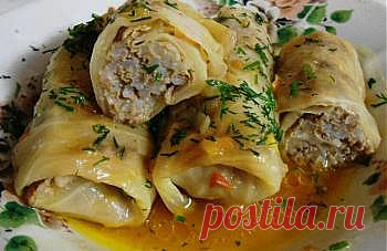 Простые и вкусные голубцы.