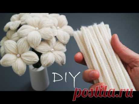 Cute pipe cleaner flowers 🌸 DIY