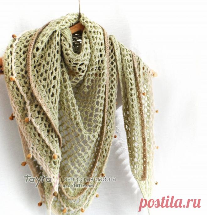 Шаль-платок Green Tea для начинающих