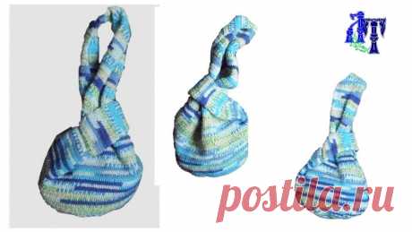 Японская сумочка &quot;узелок&quot; омияге /Japanese Knot Bag Японская сумочка &quot;узелок&quot; или Japanese Knot Bag -просто гениальная сумочка! Вяжется просто. вязать можно любым инструментом, размер сумки может быть любым. П...