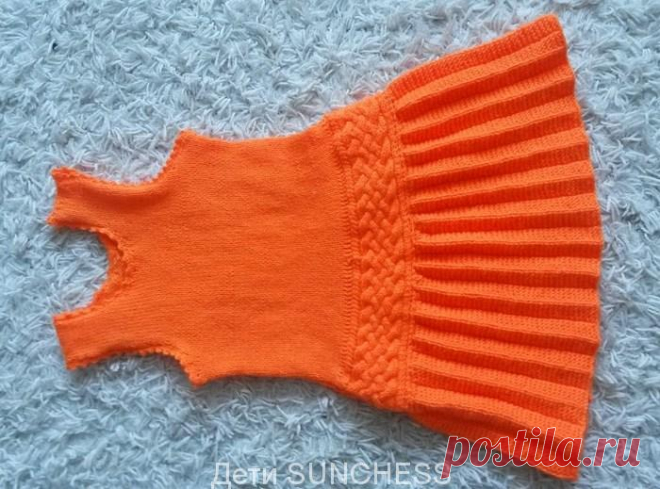 Сарафан вязаный для девочки 2-х лет | Дети SUNCHESS