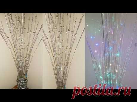 Wow keren bunga sudut ruangan dari sapu lidi || home decoration ideas