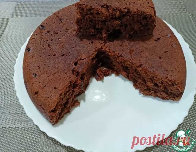 Постный шоколадный кекс – кулинарный рецепт