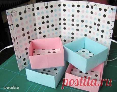 Как сделать многоярусную шкатулочку
